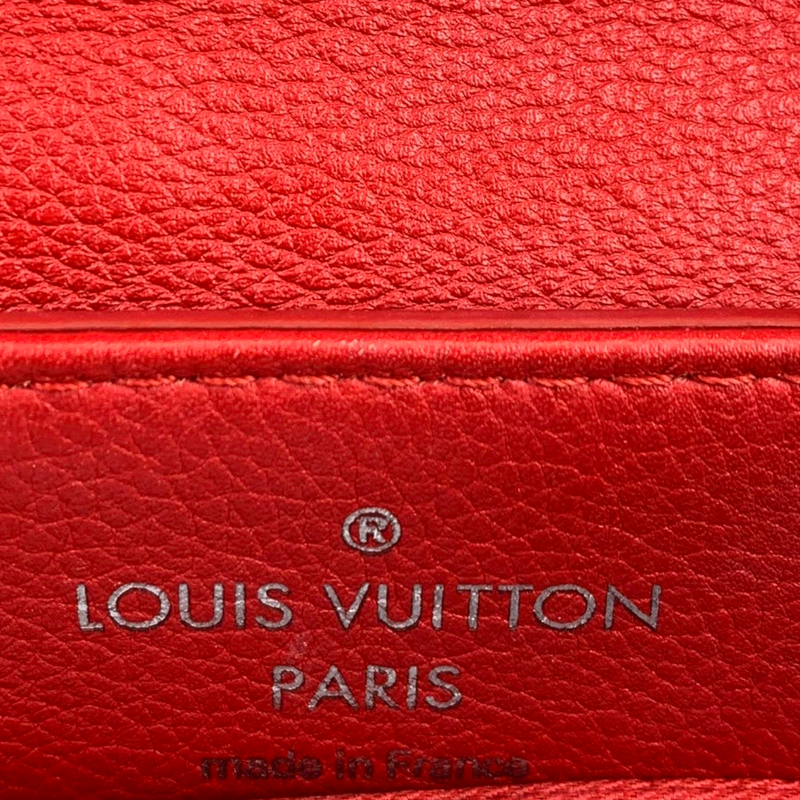 Louis Vuitton - Red Calfskin Lock Me II Wallet