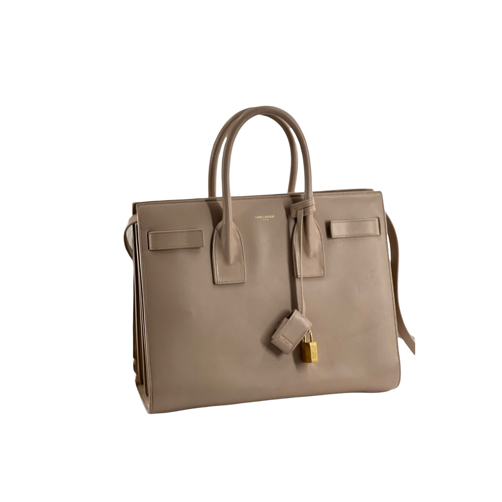 Small Sac De Jour Smooth Leather Beige GHW