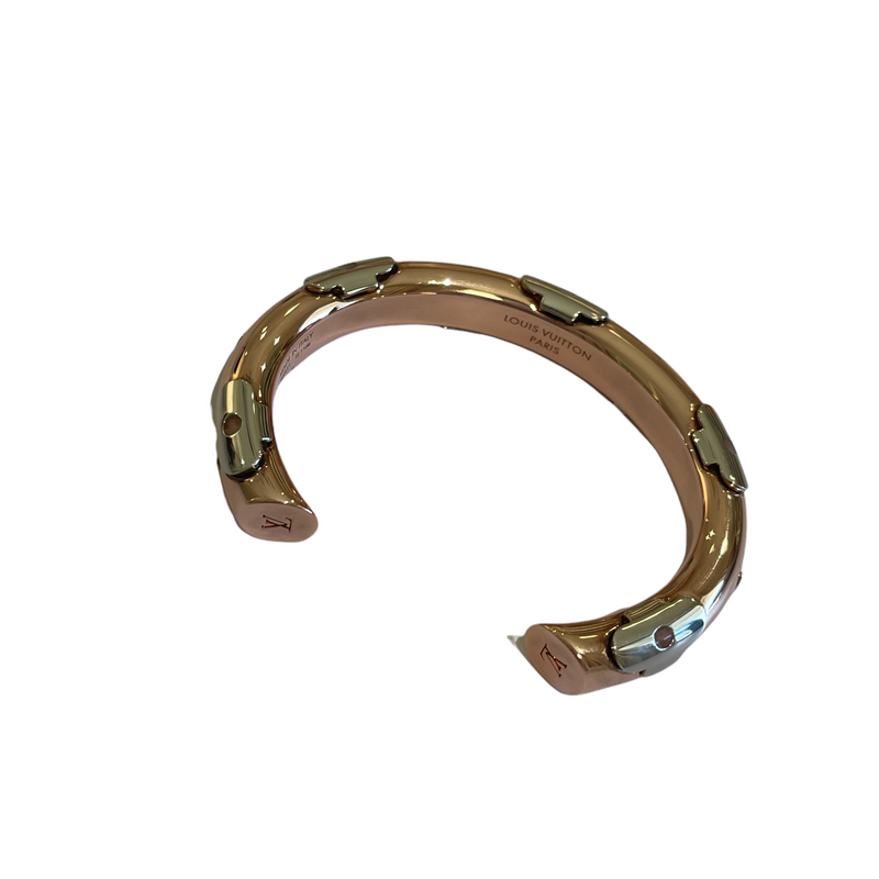 Louis Vuitton Daily Bracelet Monogram Brass in Brass with Gold/Silver-tone  - US