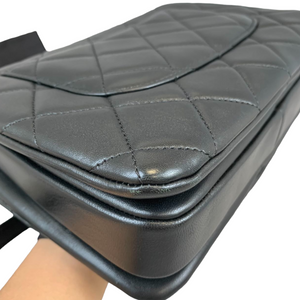 Small Trendy CC Flap Lambskin Black GHW