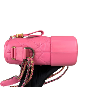 Gabrielle Hobo Calfskin Medium Pink