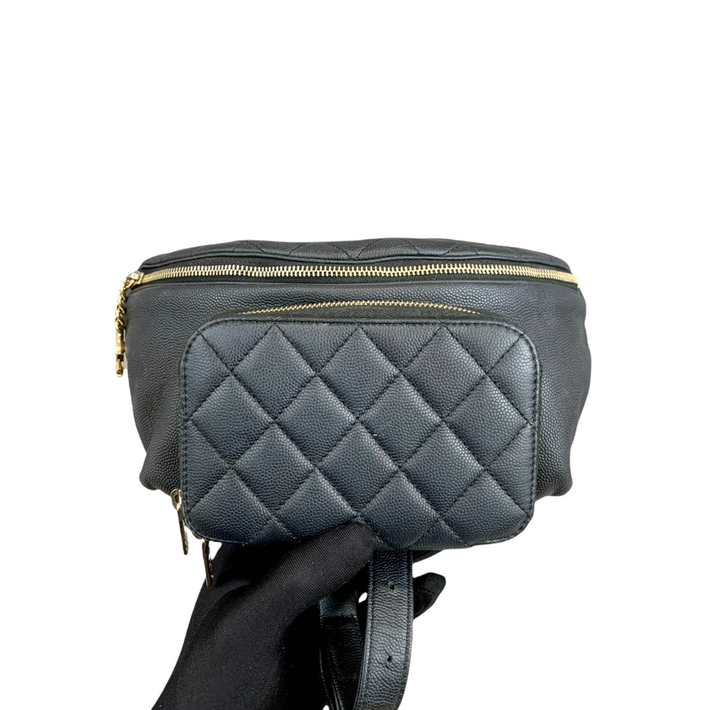 Belt Bag Caviar Black GHW