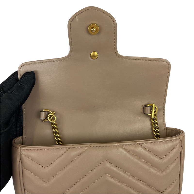 GG Marmont matelassé leather super mini bag review - Pretty Little