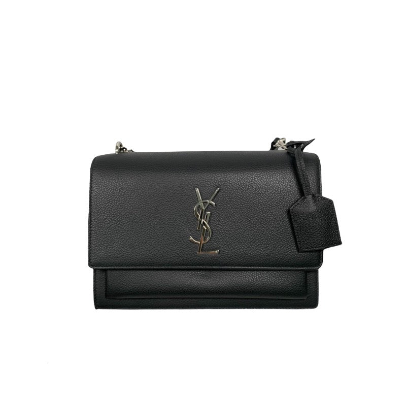 Saint Laurent Sunset Monogram YSL Small Calf Leather Wallet on