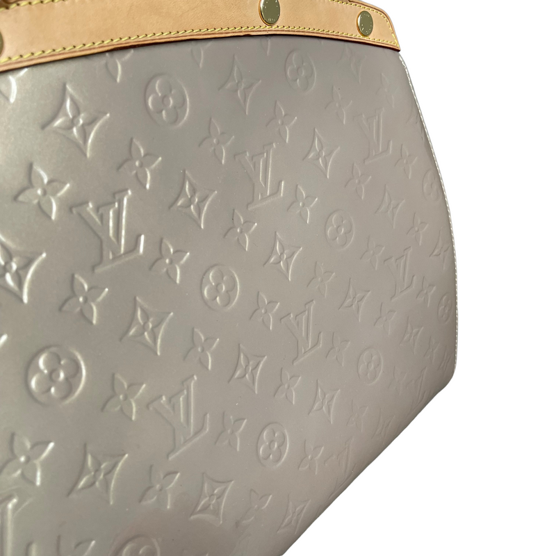 Louis Vuitton Louis Vuitton Poudre Monogram Vernis Brea Mm Bag In Patent  Leather Pastel Yellow on SALE