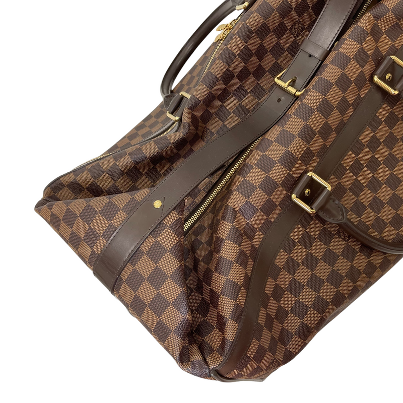 Louis Vuitton Black Duffle Keepall Multicolor Travel Bag. Save 60