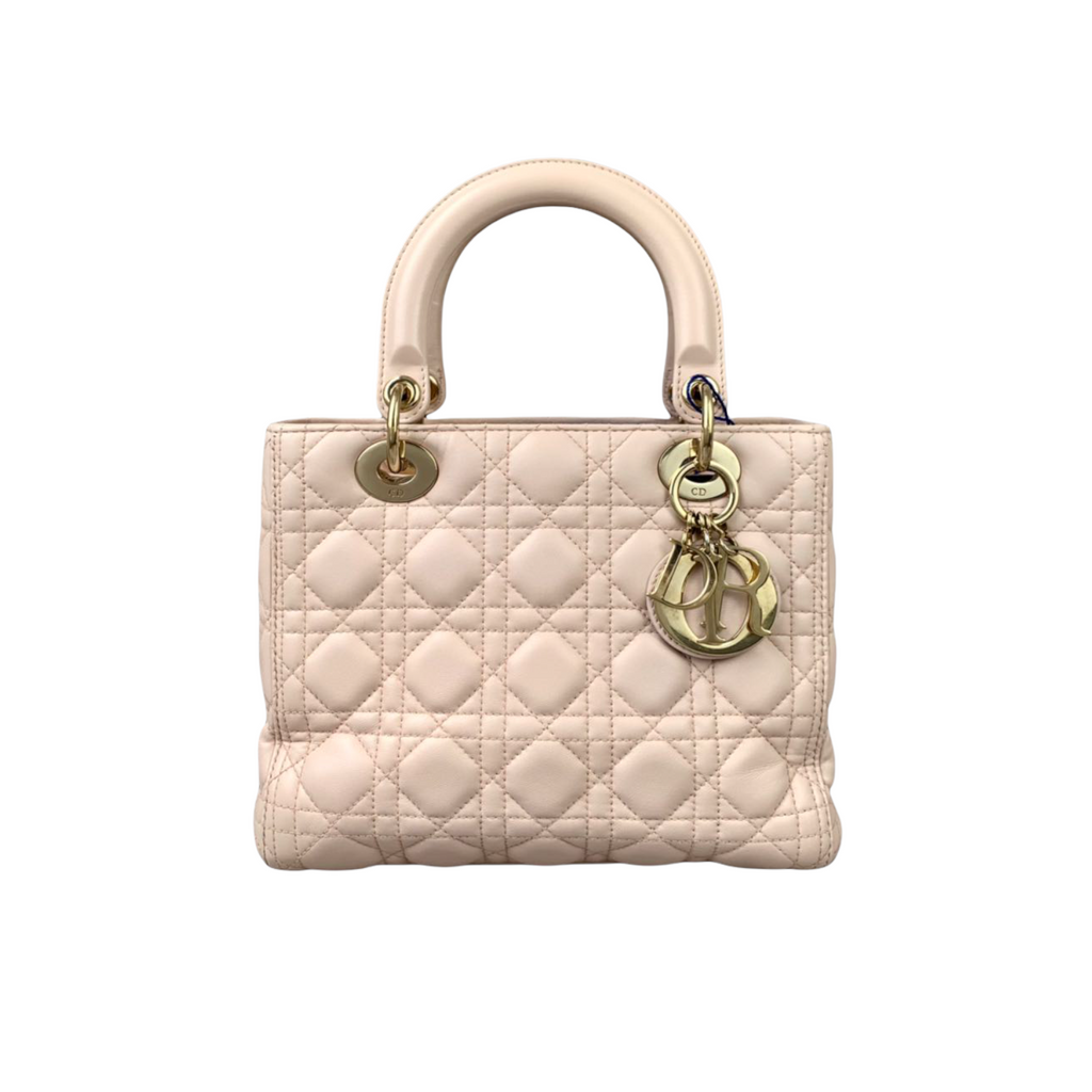 Lady Dior Medium Pink with GHW