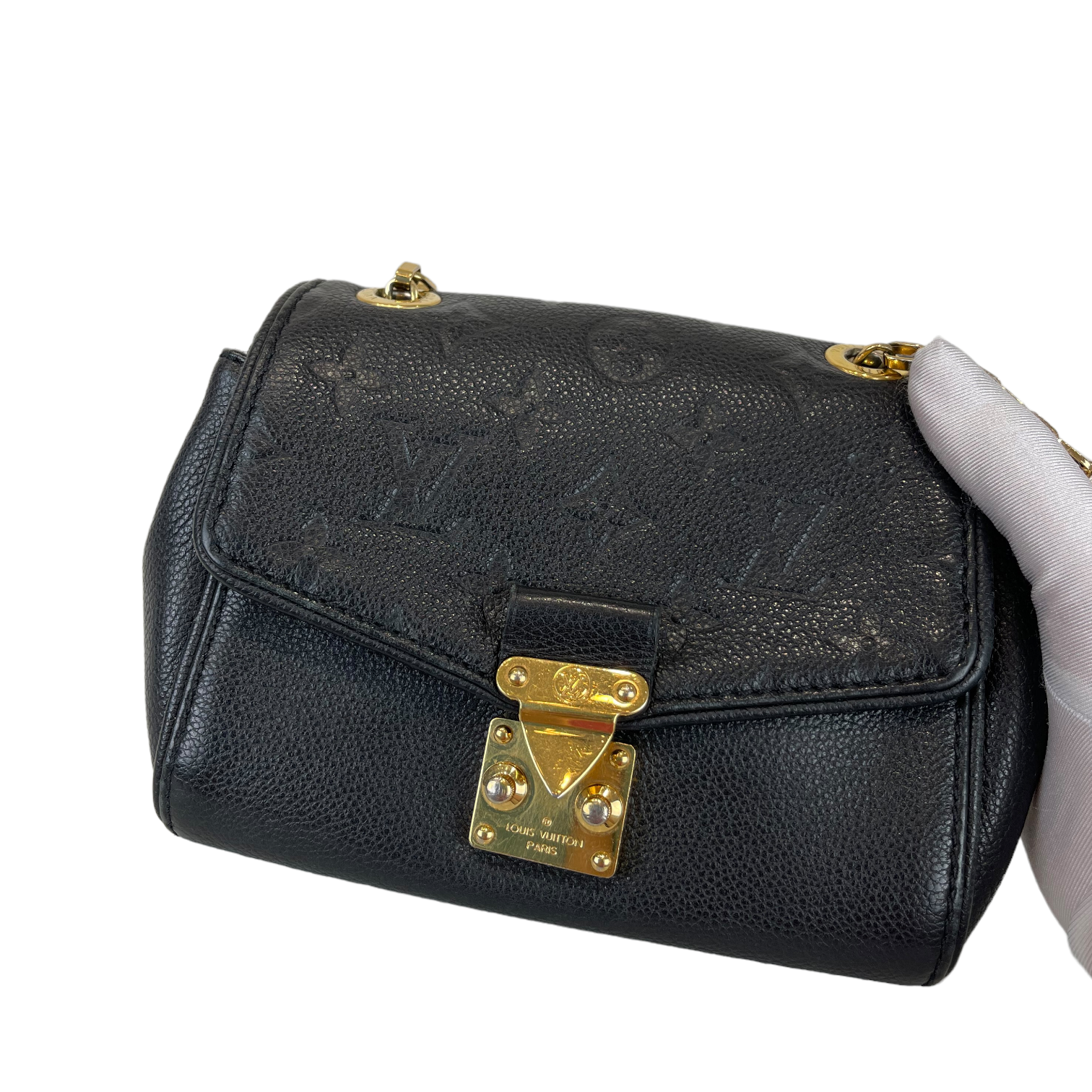 Louis Vuitton Saint Germain Shoulder Bag BB Empreinte Coral in