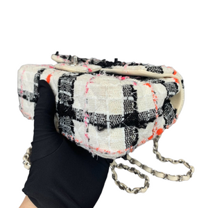 Mini Rectangular Flap Tweed Multi Color SHW