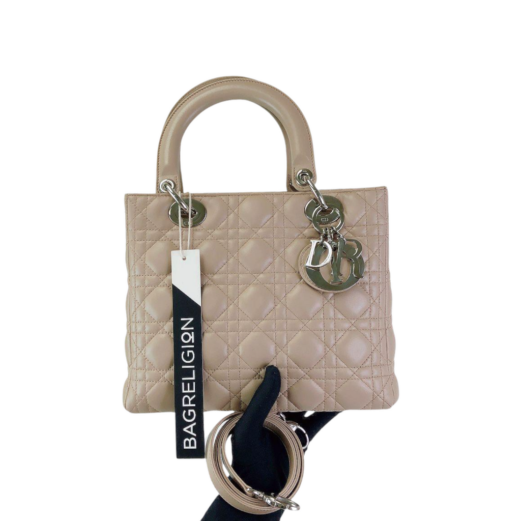 Lady Dior Medium Beige SHW