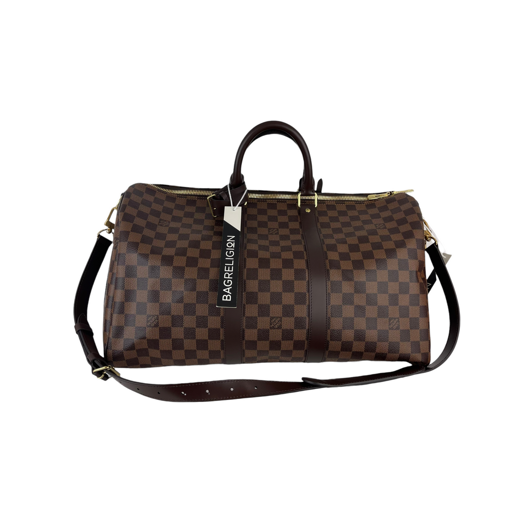 Damier Ebene Canvas Keepall Bandoulière 45 GHW