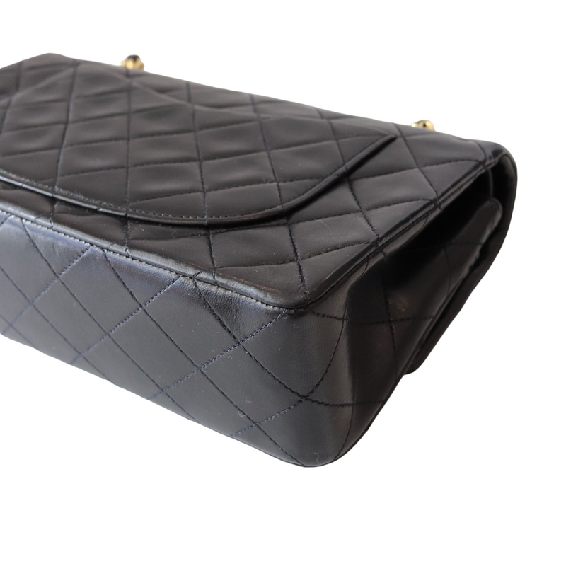 Chanel Vintage Black Lambskin Big CC Small Classic Flap Bag 24k GHW –  Boutique Patina