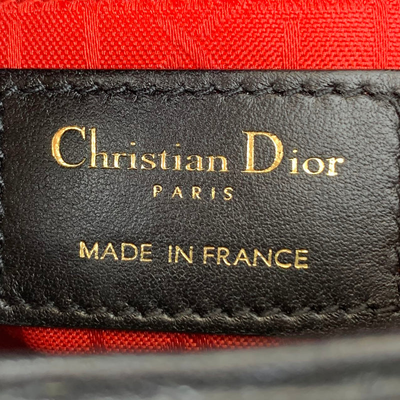 CHRISTIAN DIOR Lambskin Miss Dior Mini Bag Black 1298503