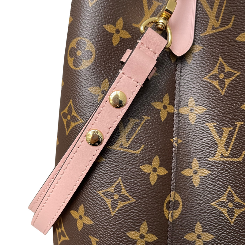 Louis Vuitton Neonoe MM Black/Beige in Cowhide Leather with Gold