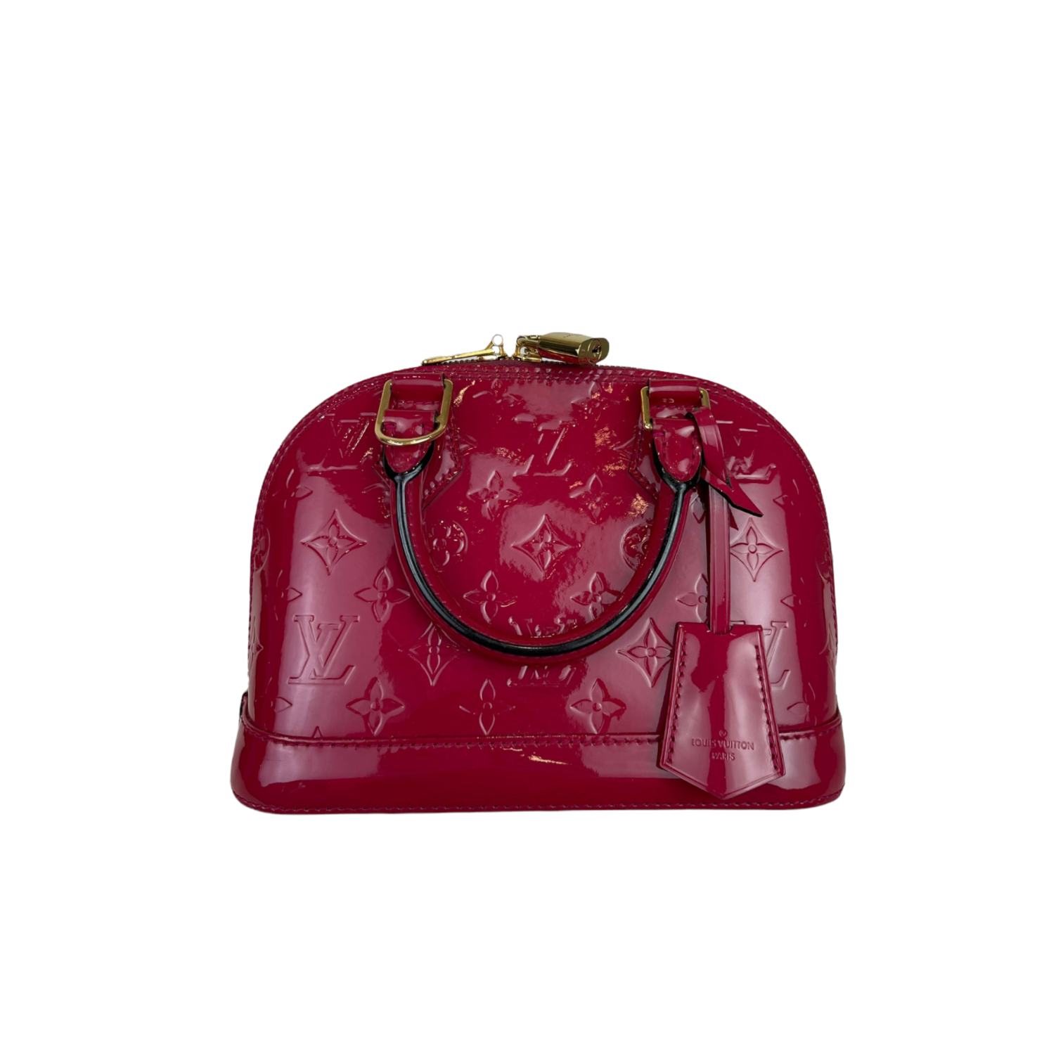 Louis Vuitton, Bags, Louis Vuitton Alma Mm Red Vernis