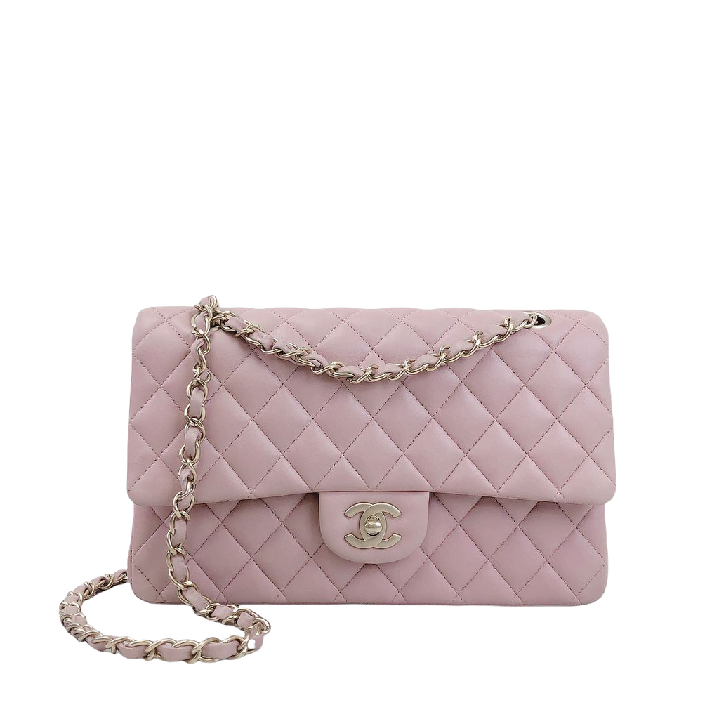 Classic Flap Medium Lambskin Pink GHW