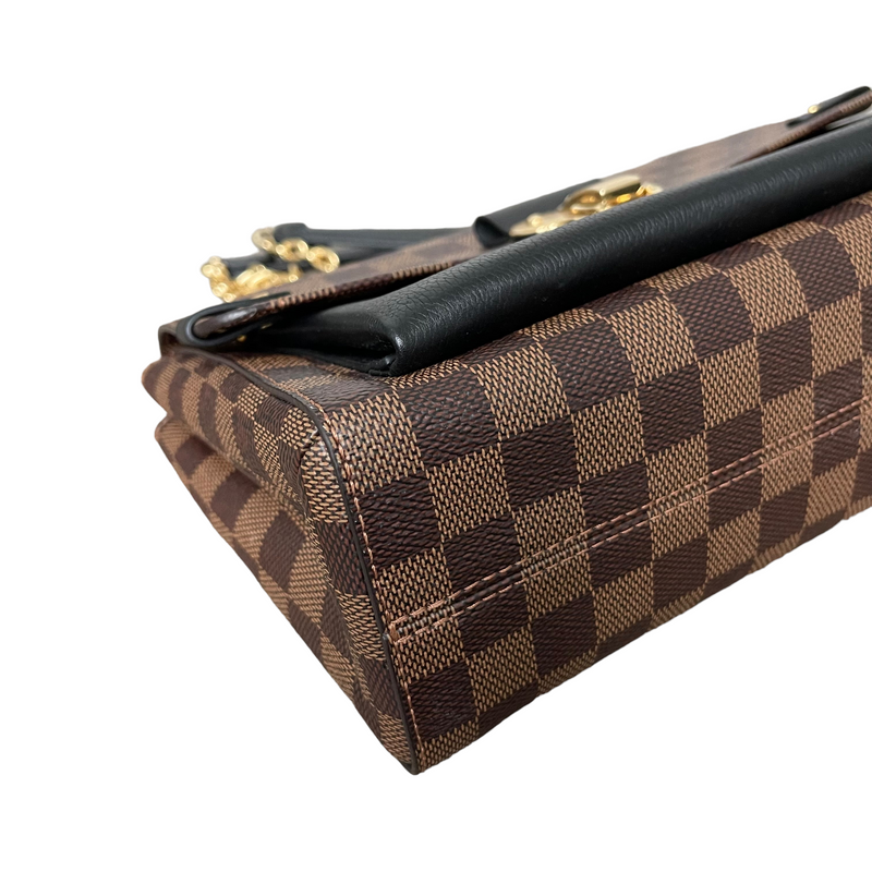 LV Vavin Chain Wallet Beige WOC Leather, Women's Fashion, Bags