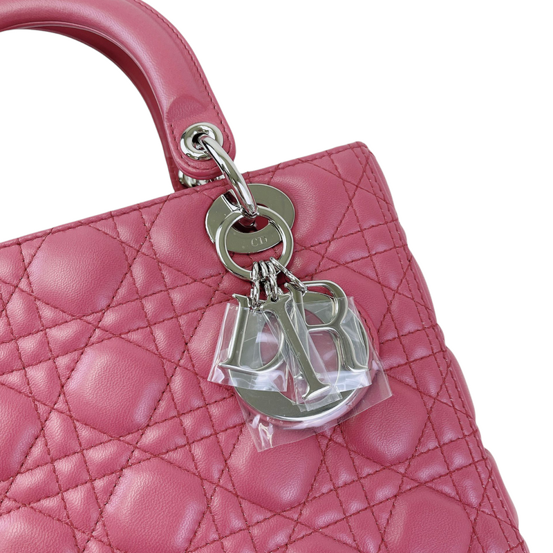 Dior - Small Lady Dior My ABC Bag Light Pink Cannage Lambskin - Women