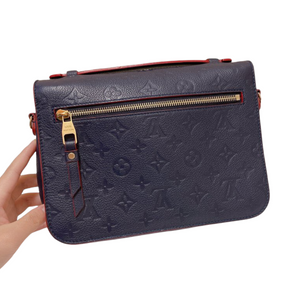 Monogram Empreinte Pochette Metis Leather Marine Blue GHW