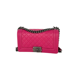 Le Boy Lambskin Old Medium Pink RHW