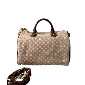 Ldylle Monogram Speedy Bandouliere 30 Brown